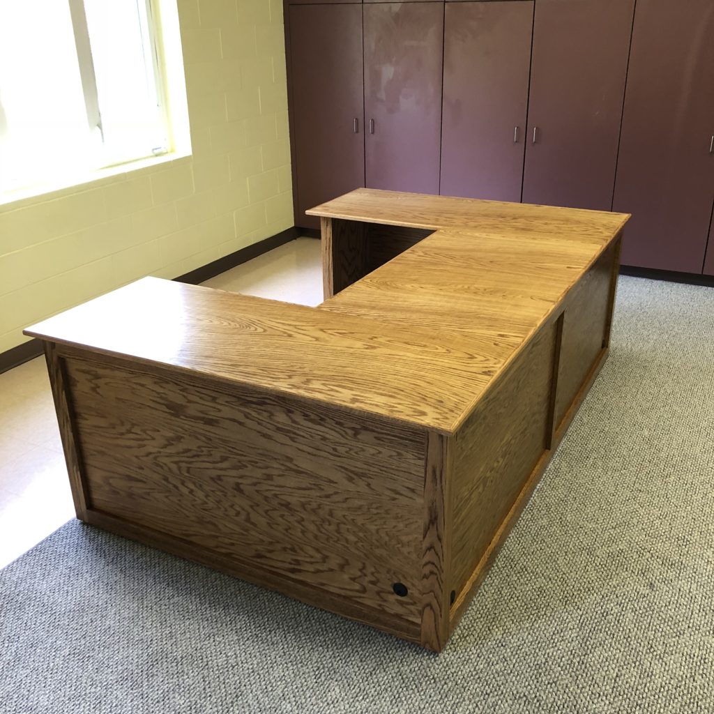 Oak U-Shape Office Desk